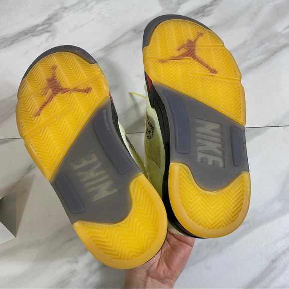 ❌SOLD❌ Off-White Jordan 5 Sail Nike x Virgil Abloh - Picture 7 of 16